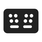 Keyboard Layout Split SVG Icon